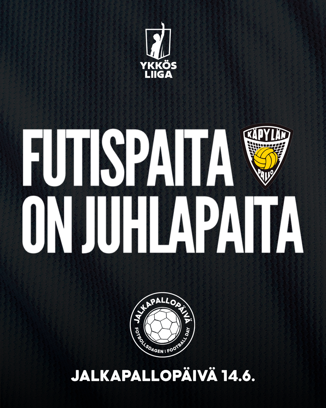 Tänään juhlitaan jalkapallopäivää Bragulla klo 16.00 alkaen! 🖤
