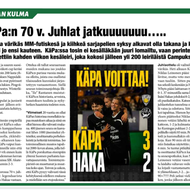 Käpylä-lehden uusin numero on julkaistu!