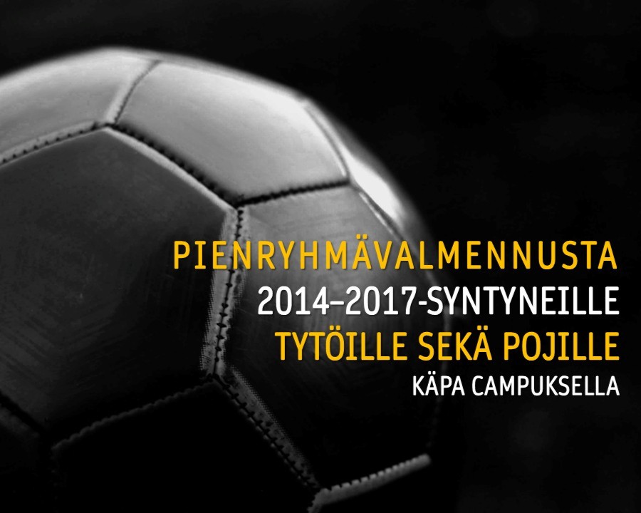 Pienryhmävalmennusta 2014-2017-syntyneille pelaajille!