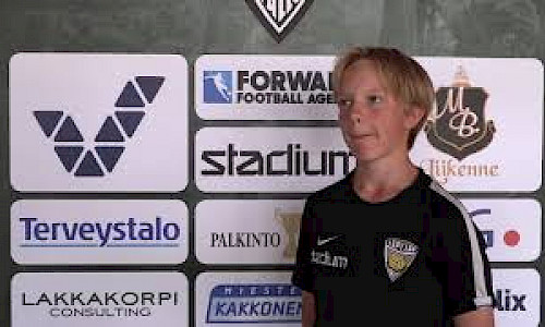 KäPa United 05:n kapteeni Aaron Sivonen haastattelussa