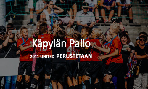 KäPa 2011 United perustetaan syksyllä 2019