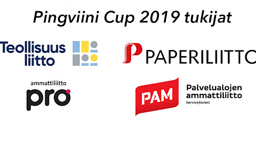 Pingviini Cup 2019 tukijat