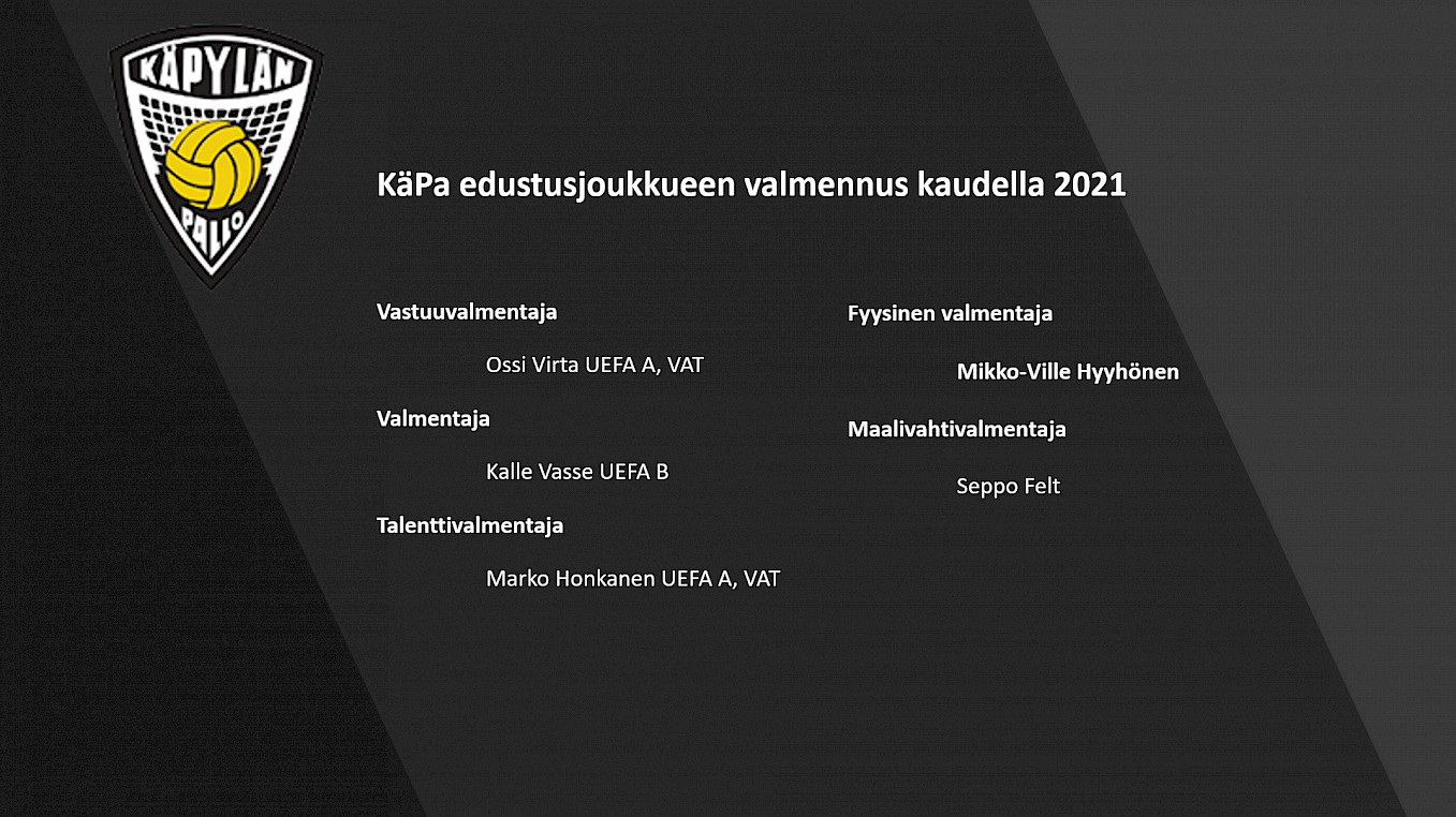 KäPan edustusjoukkue aloittaa uuden kauden 16.11.