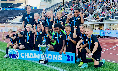 Käpylän Pallo onnittelee Helsinki Cupissa menestyneitä joukkueita