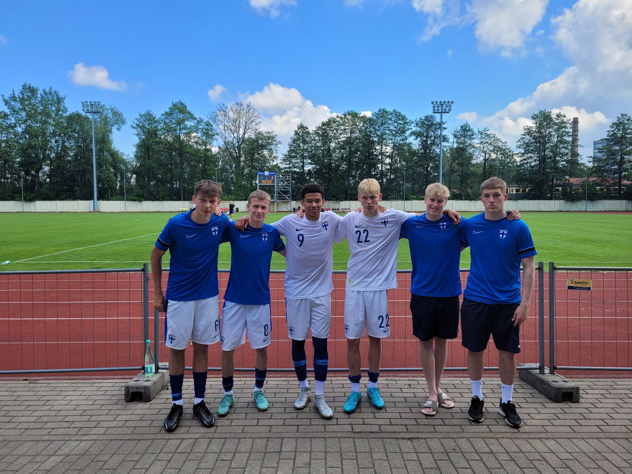 KäPa-kuusikko esiintyi edukseen U18-poikien Baltic Cupissa