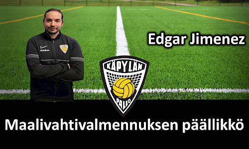 Käpylän Pallon uudeksi maalivahtivalmennuksen päälliköksi on valittu Edgar Jimenez