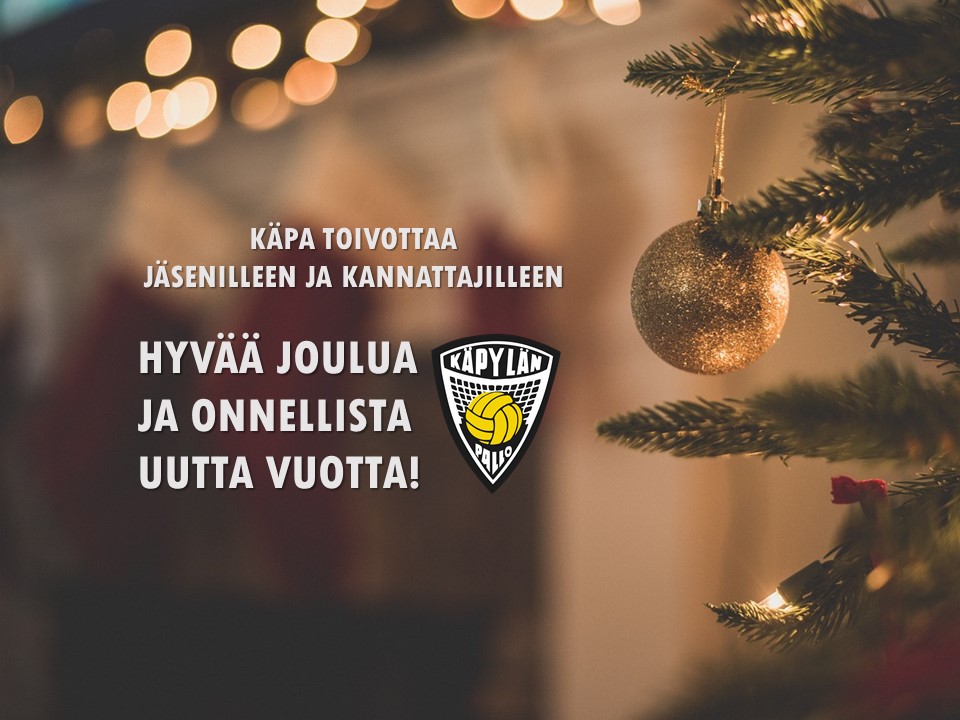 KäPa toivottaa hyvää joulua ja onnellista uutta vuotta 2024!